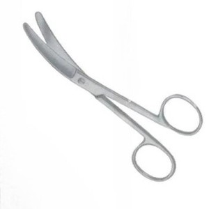 Tijeras quirúrgicas Busch de alta calidad, hoja curva de 16cm, instrumentos quirúrgicos manuales de acero inoxidable - Product Image 3