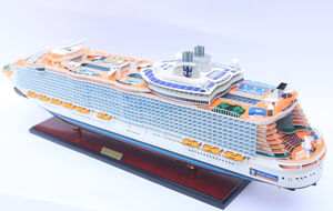 Maquette de bateau en bois fabriquée à la main de haute qualité MS OASISS des SEAS Gia Nhien Fabricant Nouveauté Cadeau du Vietnam Bas quantité minimale de commande - Product Image 2