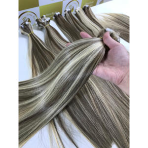 Hot Trending Genius Remy Machine Double Trame Plate Trame Vierge Humaine 8-40 ''Couleur Claire Piano Aligné Haute Non Transformé Vietnamien - Product Image 1