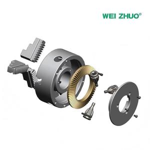 K11 Dreiarmiger Selbstzentrierender Spannfutter K11-100 Fräsmaschine Manueller Gusseisen-Spannfutter 0,03mm Genauigkeit HRC40 Härte - Product Image 5