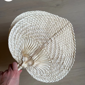 Éventail à main en bambou naturel coloré DRAGONEX, écologique, souvenir, logo personnalisé peint, utilisation pour mariage, promotionnel, Vietnam - Product Image 2