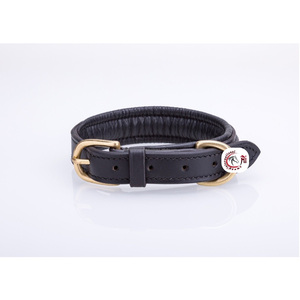 Collar de cuero para perros medianos y grandes, accesorios de lujo con relleno, de la mejor calidad, venta al por mayor - Product Image 1