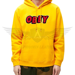 เสื้อฮู้ดแบบสวมหัวสำหรับผู้ชายผ้าคอตตอนปักลายด้วยกำมะหยี่ดีไซน์ไม่ซ้ำใครออกแบบโลโก้ของคุณเองได้ตามต้องการ - Product Image 1