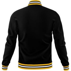 Chaqueta Universitaria de Béisbol Unisex de Invierno de Alta Calidad, Logotipo Bordado en el Frente, Diseño Universitario Personalizable, 100% Algodón - Product Image 2