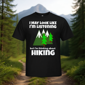 Camiseta sin mangas con estampado 'No estoy escuchando, estoy pensando en hacer senderismo' - Producto promocional - Product Image 2