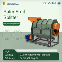 Palmvruchtensplits- en oliepersmachine & palmolieverwerkingsmachine & palmolie-extractiemachine