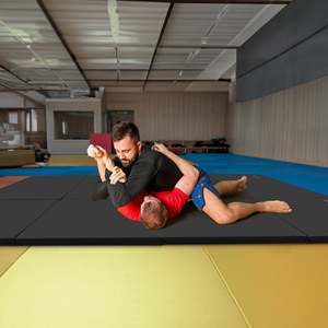Tappetino Pieghevole Multifunzione 4' X 8' X 2' Nero per Ginnastica e Yoga di BalanceFrom - Product Image 5