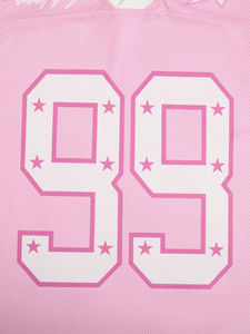 Camiseta de fútbol deportiva de moda Vintage de calidad superior, Camiseta de algodón 100% para hombre, camiseta de malla de fútbol estampada holgada - Product Image 4