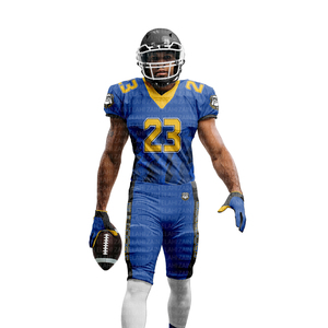 Nouveau maillot de football américain 2026 à manches courtes personnalisable 100 % polyester pour hommes, uniforme d'entraînement pour équipes sportives - Product Image 2