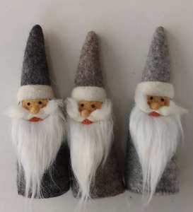 Felt Santa Set de tres - Product Image 1
