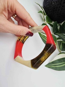 Bracelets et joncs en résine pour femmes, nouvelle collection, bijoux de style ange pour les fêtes et les mariages, haute qualité - Product Image 2