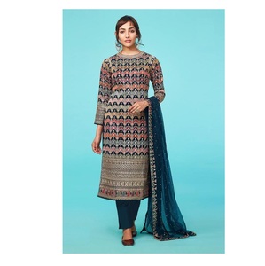 Costume Salwar Kameez de travail de broderie lourde le plus vendu pour les mariages et les festivals du fournisseur indien - Product Image 1