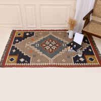 Beste Qualität Designer Kollektion Wolle Jute Aztekisches Muster Teppich Mehrfarbiger Akzent Indoor Outdoor Großes Wohnzimmer Dekorative Teppiche