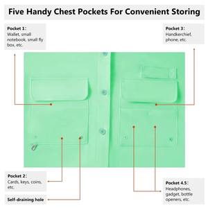 Camisetas de Pesca Transpirables de Secado Rápido con Protección UPF 50 para Hombre y Mujer, Sudadera con Capucha de Pesca con Diseño de Logotipo, Jersey de Pesca de Manga Larga, Máscara Personalizada - Product Image 4