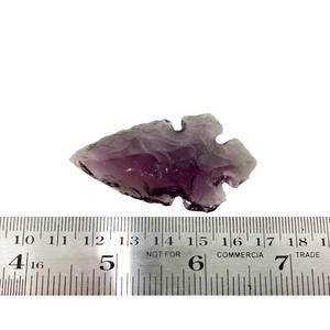 Pointe de flèche en obsidienne violette naturelle, pierre précieuse naturelle, agate de guérison, pointes de flèche en cristal, pointe de flèche de guérison, grossiste - Product Image 2