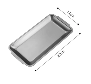 Plat à riz en acier inoxydable écologique, style américain, design rectangulaire poli, pour cadeaux d'affaires - Product Image 4