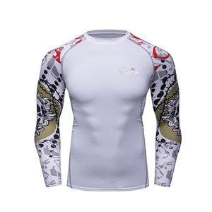 Camisetas de Compresión para Hombre con Logotipo Personalizado, Diseño Sólido, Secado Rápido, Transpirables, Manga Corta, Spandex/Poliéster - Product Image 1