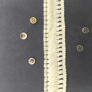 Vintage Eco-Friendly Woven <b>Lace</b> Dog 3.3cm Width Cotton Fringe Trim for Home Decor - Product Image 3