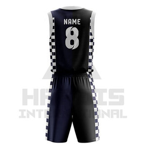 Conjunto de uniforme de baloncesto, diseño personalizado, Unisex uniforme de equipo de entrenamiento de competición deportiva, ropa, ropa de baloncesto - Product Image 3