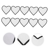 Patchs Cœur 3D Thermocollants Personnalisables par Sublimation pour Chapeaux et Décorations Sportives en Feutre Non Tissé avec Résine – Nouveauté 2025 – Vente Flash