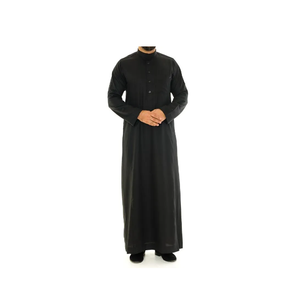Thobes Venta caliente de manga larga Al Daffah Thobe Diseños personalizados Vestido de oración Hombres Jubbah Al Daffah Thobe / Thawb - Product Image 5