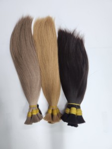 Vietnamese Virgin Baby Bulk 8 Inches | Natural Soft Texture | 100% Cuticle Aligned Human Hair | Machine Double Weft | All Colors - Product Image 6