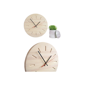 Unique Design Fashion Custom Design Industrial Antique Style Mechanical Analog Imitative <b>Wooden</b> 15mm Thick Plate <b>Wall</b> <b>Clock</b> - Product Image 2