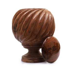 Urna de madera giratoria para cenizas humanas Urna de cremación decorativa para cenizas de adultos Unique Impresionante para cenizas funerarias de adultos Urna 200 CB - Product Image 3