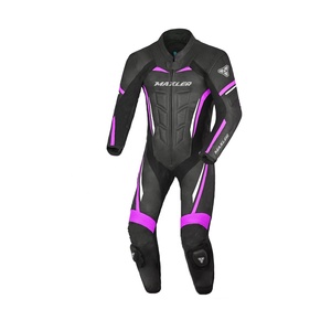 Chaqueta de Motociclismo Deportiva para Hombre, de Cuero, con Protección CE, Reflectante, Impermeable, de Manga Larga, Resistente al Viento, para Todas las Estaciones - Product Image 1