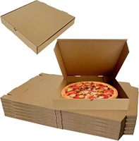 Boîtes à pizza écologiques, recyclables, biodégradables, imprimées sur mesure, 8/10/12/16 pouces, avec logo, en carton, pour les plats à emporter