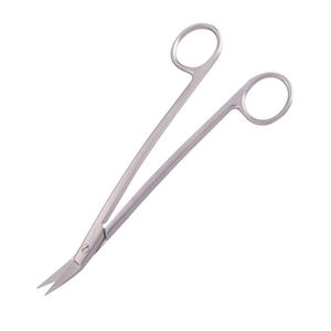 Ciseaux de chirurgie médicale Dean 17 cm en acier inoxydable bord de scie incurvé Source d'alimentation manuelle ciseaux à gomme à pansement chirurgical - Product Image 4