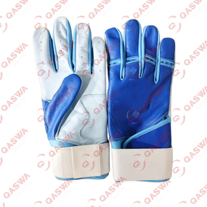 Gants de frappe de baseball professionnels personnalisés, manchette courte en cuir, durables et confortables, en vente à un prix raisonnable - Product Image 6