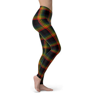 Leggings élégants de bonne qualité avec impression par sublimation Leggings pour femmes imprimés sur mesure en gros - Product Image 1