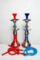 Ensemble de chicha en verre coloré à vendre, décoration fantaisie, nouvelle chicha antique à vendre
