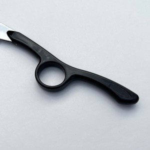 Right <b>Handed</b> Hair Thinning <b>Scissors</b> Stainless Steel Blade Plastic Handle 6.5 Inch Razor Cut Styling Tool - Product Image 4