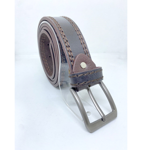 Cinturones de cuero para hombre y mujer de alta calidad de fabricante, cinturón de cuero genuino personalizado con hebilla Vintage clásica - Product Image 5