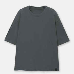 Venta al por mayor 100% algodón exterior Boxy camisetas para hombres transpirable gota hombro cuello redondo 260 gramos tela peso sólido disponible - Product Image 6