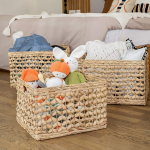 Panier à linge en jacinthe d'eau de qualité hôtelière et spa Solution de stockage tissée durable par Viet Fargimex Fournisseur en gros - Product Image 6