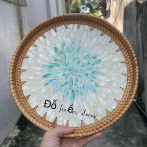 ถาดหญ้าทะเลตกแต่ง \n ทำด้วยมือ | อุปกรณ์จัดระเบียบบ้านอเนกประสงค์เป็นมิตรกับสิ่งแวดล้อม - Product Image 1