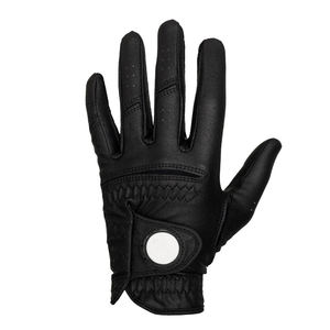 Gants de golf pour hommes en gros OEM, cuir Cabretta de haute qualité, respirants, imperméables, anti-UV, fermeture à pression, emballage personnalisé - Product Image 1