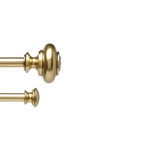 Rust resistant <b>curtain</b> rod finials made from durable iron perfect for <b>long</b> term use in kitchens bathrooms or balconies - Product Image 3