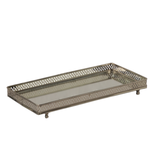 ถาดโลหะสีเงินสุดหรูสำหรับตกแต่งบ้าน - Product Image 6