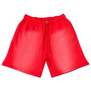 Short taille moyenne High Street pour hommes, délavé à l'acide, avec logo personnalisé, vêtements de ville décontractés, vente en gros de vêtements écologiques à motif vieilli bon marché - Product Image 1