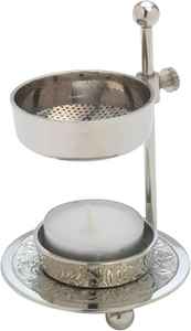 Brass <b>Incense</b> <b>Burner</b> & <b>Holder</b> with Adjustable Design Eco-Friendly for Bakhoor Aromatherapy and Religious Home Decor Use - Product Image 6
