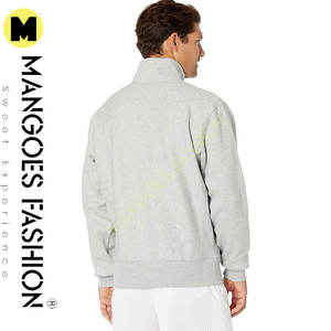 Sudadera Personalizable de Forro Polar con Media Cremallera para Hombre, Ropa de Maternidad Cómoda de Algodón Pesado, Color Personalizado - Product Image 2
