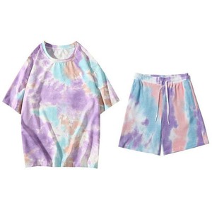Women Top Selling Ribbed Seamless High Quality Cropped T-Shirt & Short <b>Twin</b> <b>Set</b> Casual <b>Twin</b> <b>Sets</b> For Ladies ready to ship - Product Image 1