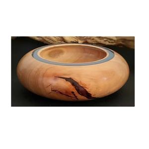 Offre Spéciale bol à salade en bois naturel assaisonné en bois et résine bol de service vaisselle de table et décor pour le camping - Product Image 1