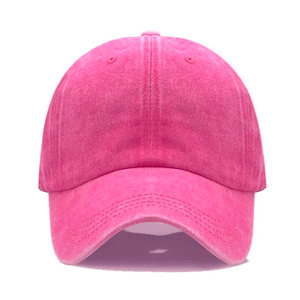 Casquette de baseball en coton vintage lavé avec broderie de logo personnalisé, mode femme homme, visière de sport, casquette snapback, chapeau de soleil - Product Image 2