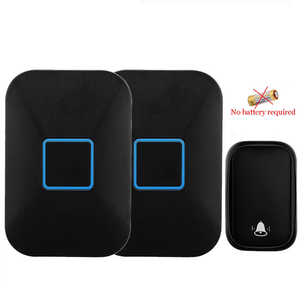 Sonnette <span class=keywords><strong>de</strong></span> <span class=keywords><strong>porte</strong></span> intelligente sans <span class=keywords><strong>fil</strong></span> Daytech étanche <span class=keywords><strong>avec</strong></span> télécommande, compatible EU/UK/US, 58 mélodies, portée <span class=keywords><strong>de</strong></span> 150 m, certifiée CE - Product Image 1