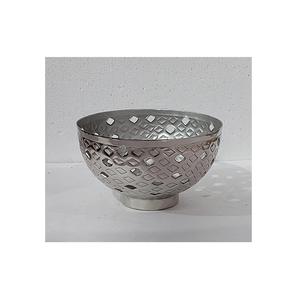 Bol à chocolat martelé en aluminium, design classique, couleur argent, bol de service pour desserts, pour la maison et l'hôtel - Product Image 4